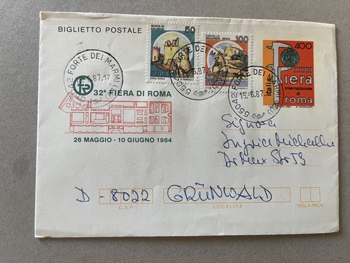Intero postale biglietto - q),