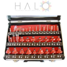 SET KIT 35 PEZZI FRESE PER LEGNO PER PANTOGRAFO 8mm IN VALIGETTA DI ALLUMINIO