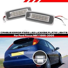 2X LUCI TARGA LED PER FORD FOCUS I 1998 - 2005 PLACCHETTE LED LUCE