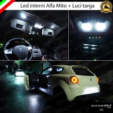 KIT LED INTERNI ABITACOLO ALFA ROMEO MITO RESTYLING+ LUCI TARGA LED CANBUS 6000K