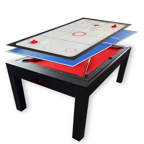 Biliardo multigioco 7ft rosso - biliardo,