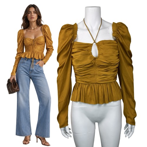 Top blusa peplo raso - blusa,