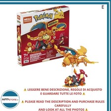 Mega Construx Pokémon Charmander Evolution 313 Blocchi Giocattolo 7+ Anni