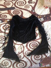 Maglia In Velluto Stile Gotico Goth Dark Gothic Lolita 