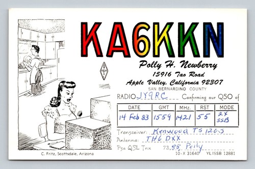 Radioamatore qsl ka6kkn - radioamatore,