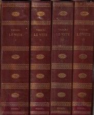 Vasari, Giorgio..LE VITE DEI PIù ECCELLENTI PITTORI, SCULTORI E ARCHITETTI (4 V