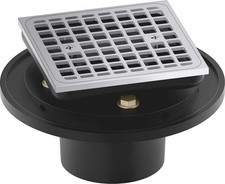 Kohler 22673-CP Clearflo scarico doccia quadrato in ottone piastrellato