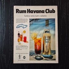 1973 Rum Havana Club - Original AD Advertising 26x33 Pubblicità Vintage
