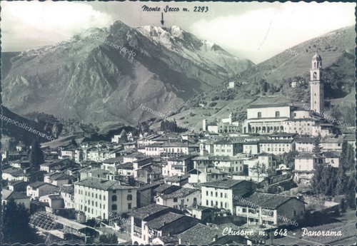 Q159 cartolina clusone - cartolina,