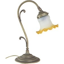 Liberty Brass Base Amber White