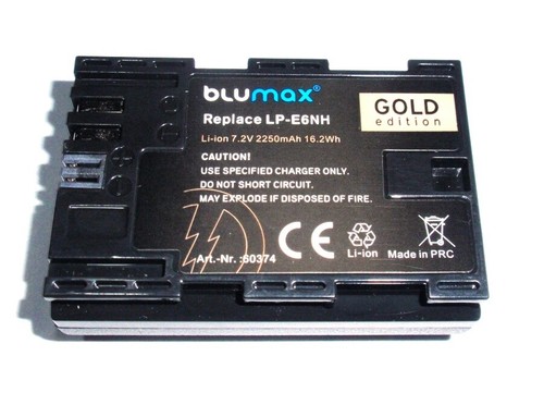 Batteria blumax gold e6nh - blumax, lp-e6nh