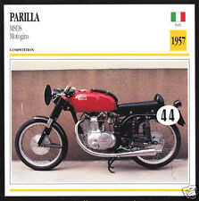 Scheda Info Specifiche Motocicletta Parilla MSDS Motogiro 175cc High Cam Italy 1957