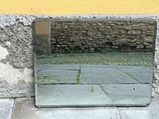 Specchio in vetro molato anni '40-'50