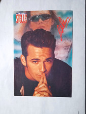 Cartolina vintage luke perry - vintage, "luke