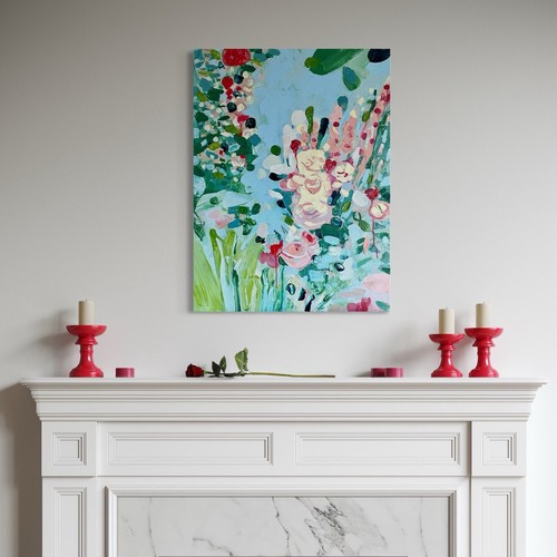 Quadro floreale impressionista