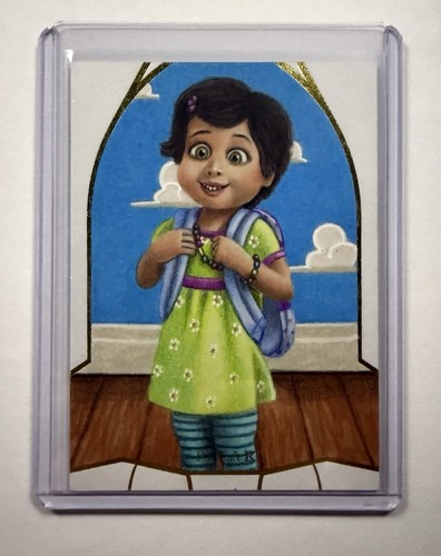 Carta schizzo topps - schizzo, toy