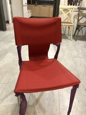 Sedia Rossa Finta Pelle