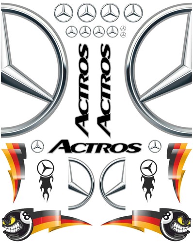 Actros decorazione foglio - actros,
