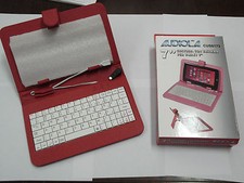 AUDIOLA CUS0173 CUSTODIA CON TASTIERA PER TABLET 7” COLORE ROSSO, NUOVO