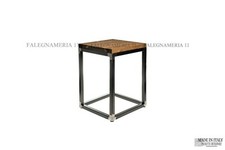 Sgabello Basso in Legno e