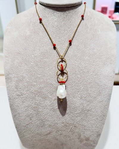 Collana soara argento con - collana, in