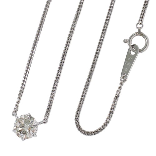 Collana con ciondolo diamante