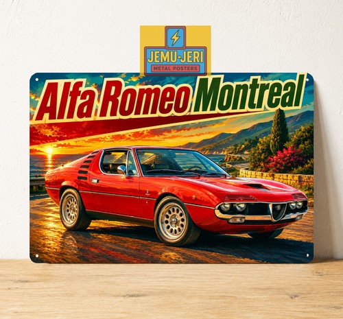 Poster metallo per auto - poster,