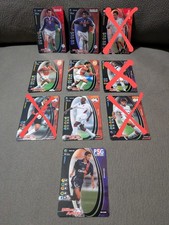 Lotto 6 Carte - FOOTBALL CHAMPIONS Francia 2001 2002