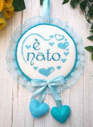 Fiocco nascita cuore - nascita,