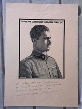 Autografo giuseppe castruccio - giuseppe,
