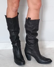 Stivali Texani Donna In Pelle