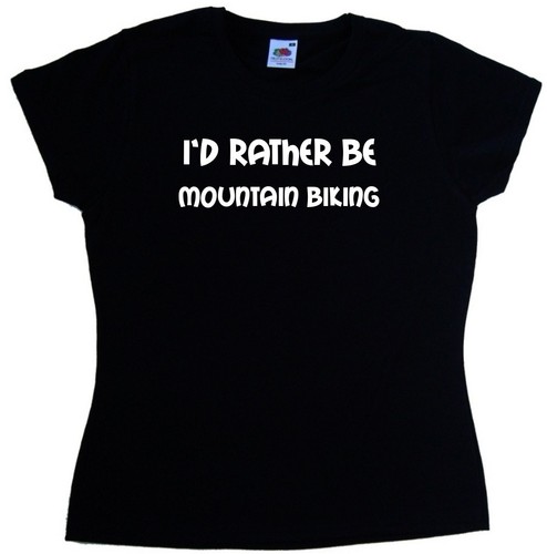 Maglietta donna rather be - maglietta, i'd