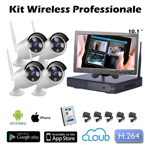 Kit videosorveglianza wireless - kit,