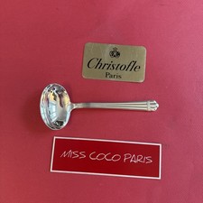 Cucchiaio Salsa Christofle Francia Aria 18CM Metallo Argento Molto Bel Stato