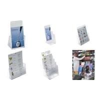 Porta di brochure da tavola elitica, 1-3 DIN A4-DIN C6, 1 compartimento fatto di