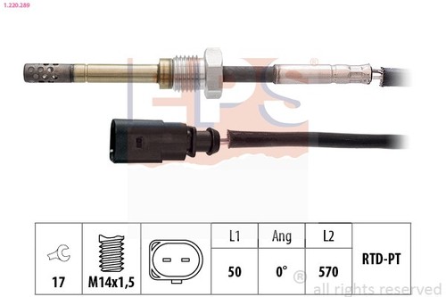 Sensore temperatura gas - temperatura,