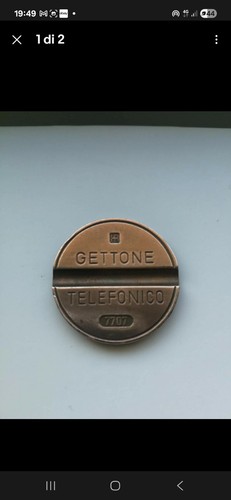 Gettone telefonico 7707 - gettone,