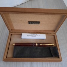 PENNA STILOGRAFICA PARKER VINTAGE  75 LAQUE - THUIA  + CARTUCCE +BOX ORIGINALE