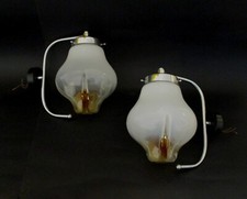 ✅ COPPIA APPLIQUE TONI ZUCCHERI ITALIAN DESIGN PER MAZZEGA ANNI 60 SCONCE-2110