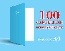 100 cartelline PERSONALIZZATE
