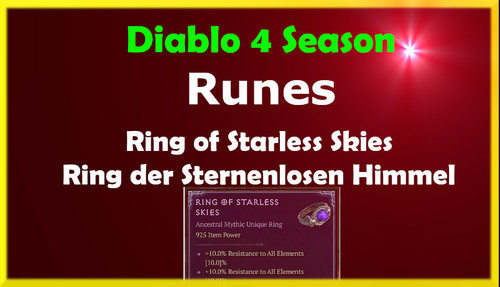 Diablo stagione anello - 13,