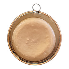 ANTICO STAMPO RAME ROTONDO