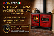 Stufa legna ghisa con - stufa,