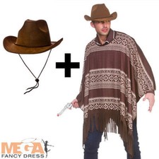 Poncho cowboy western +