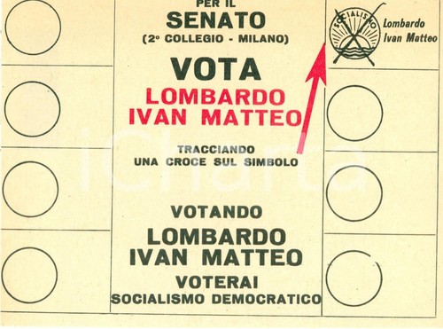 1953 milano psdi - milano,