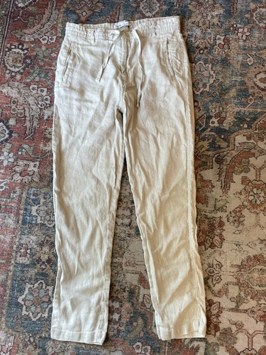 Pantaloni zara misto lino - misto,