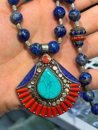 Collana vintage tibetana - vintage,