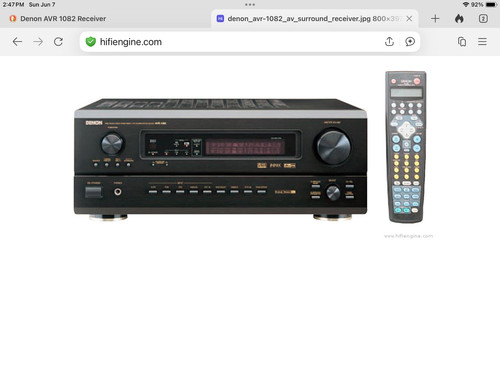 Denon avr 1082 - denon,