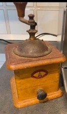 Vecchio macinino caffè Chicchi Trespade 3 Cassetto Tre Spade macina Legno 100293