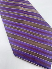 Cravatta Merona viola marrone